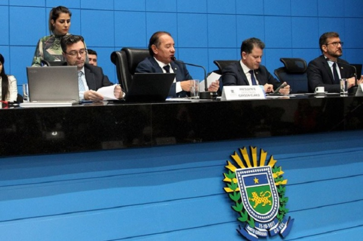 Mesa Diretora da Assembleia (Foto: Luciana Nassar)