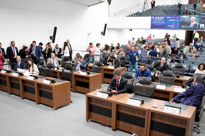 Plenário da Assembleia Legislativa (Foto: Alems).