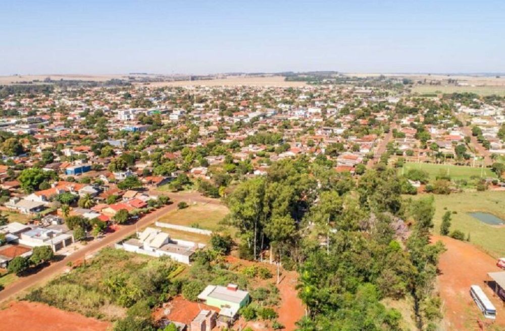 Vista aérea da cidade de Itaporã (Foto: Divulgação).