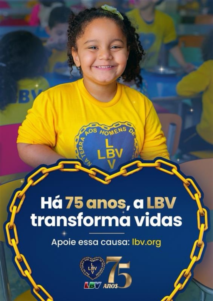 LBV promove campanha para fortalecer a educação e combater desigualdades sociais